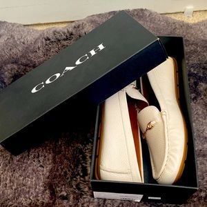 Designer Coach loafers used